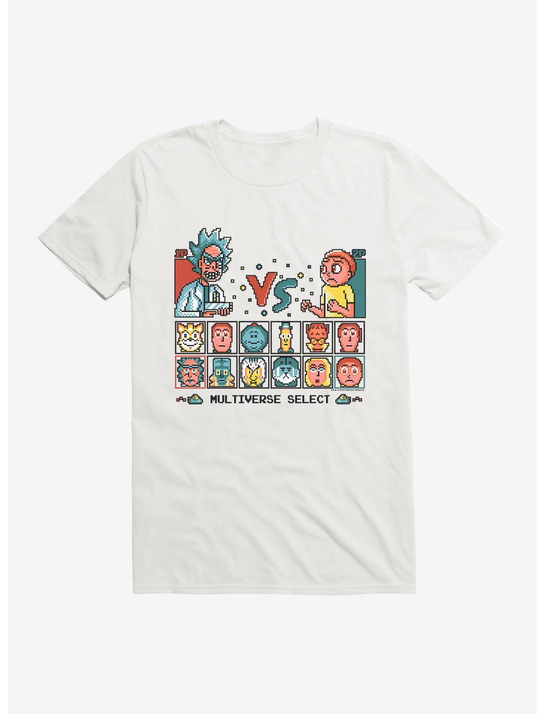 Rick And Morty Multiverse Select T-Shirt, WHITE, hi-res