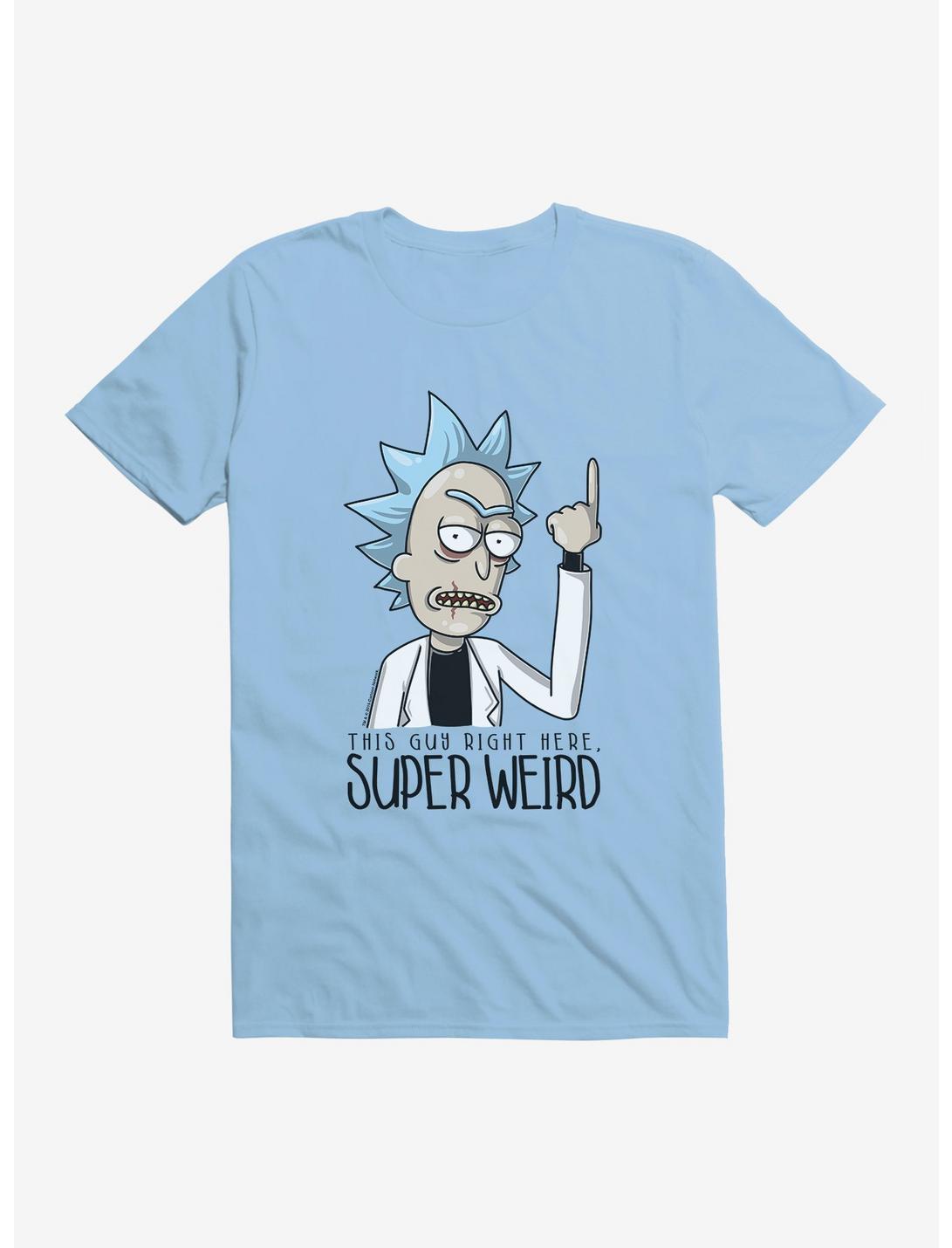Rick And Morty Super Weird T-Shirt, LIGHT BLUE, hi-res