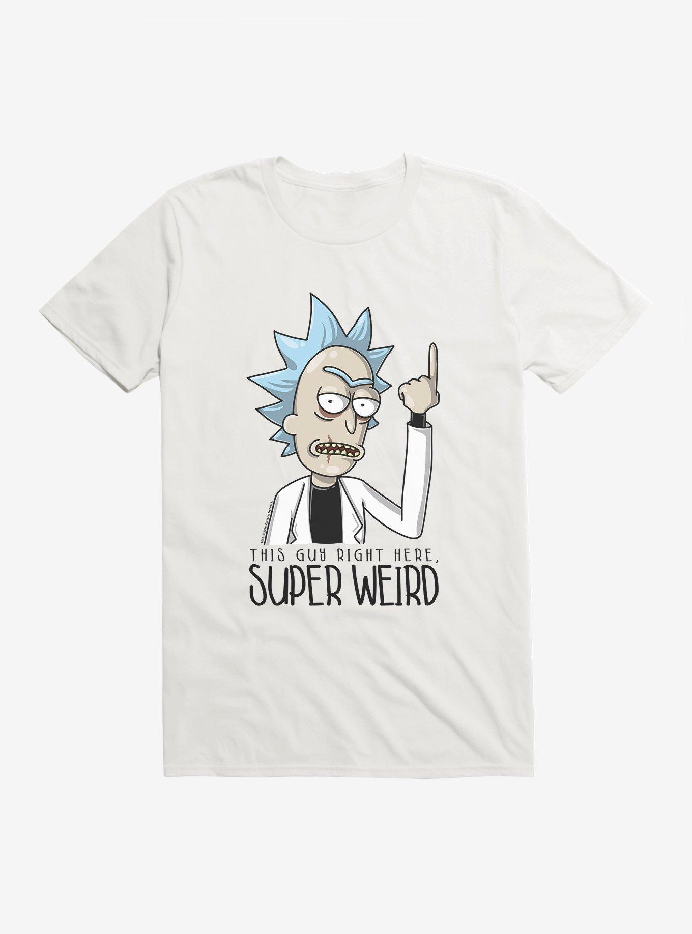 Rick And Morty Super Weird T-Shirt, WHITE, hi-res