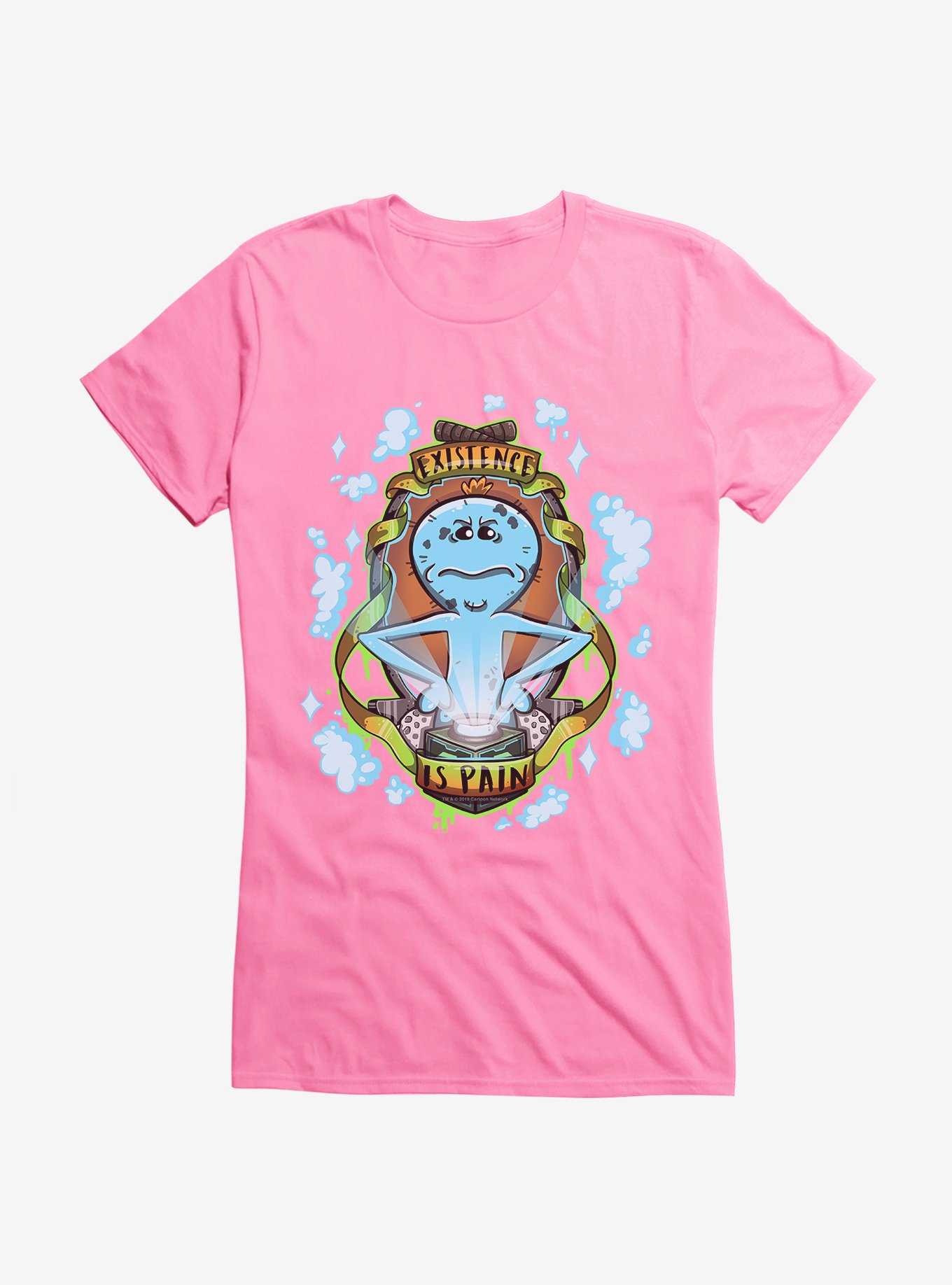 Rick And Morty Existence Is Pain Girls T-Shirt, , hi-res