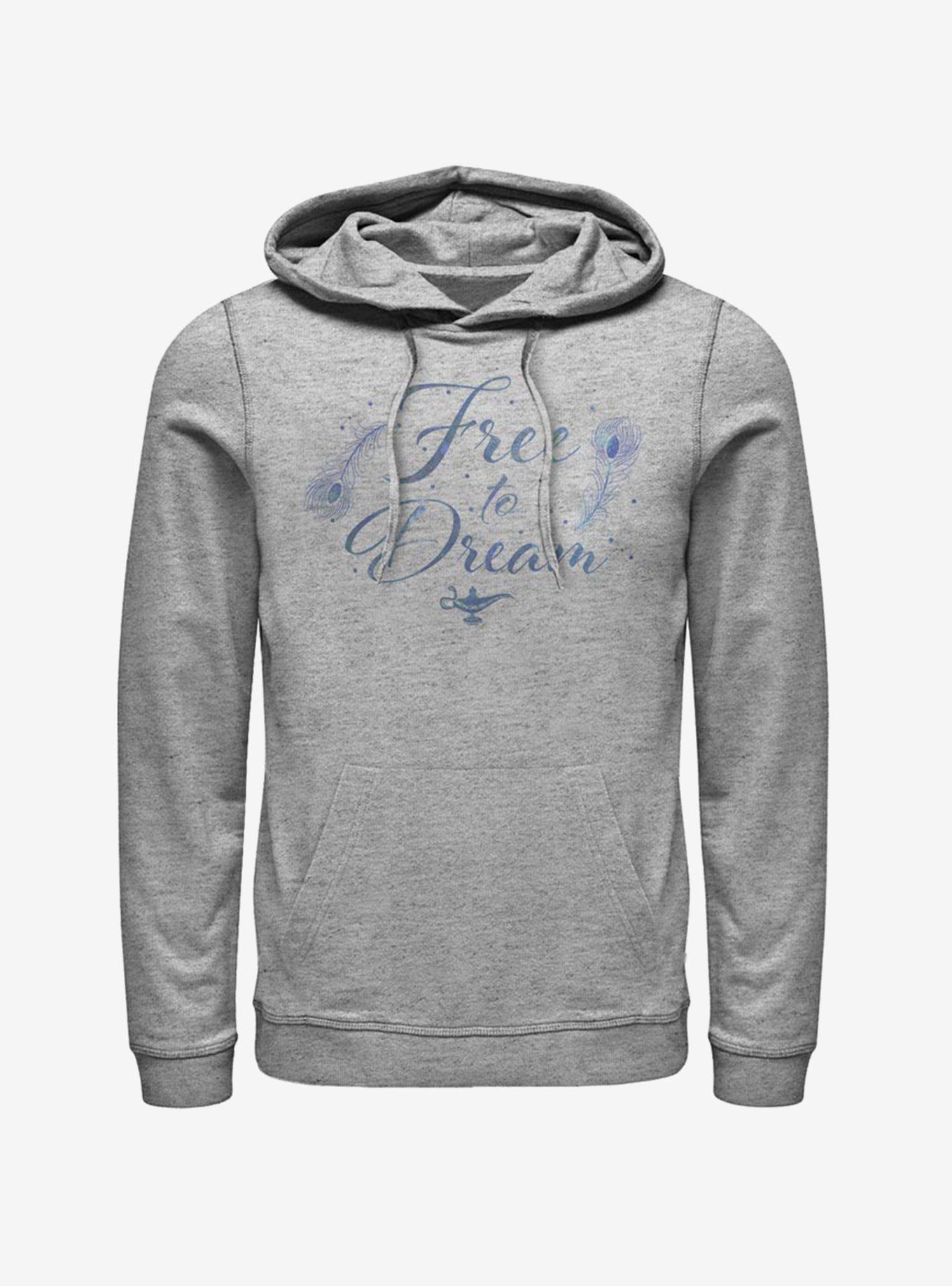 Disney Aladdin 2019 Free To Dream Hoodie, ATH HTR, hi-res