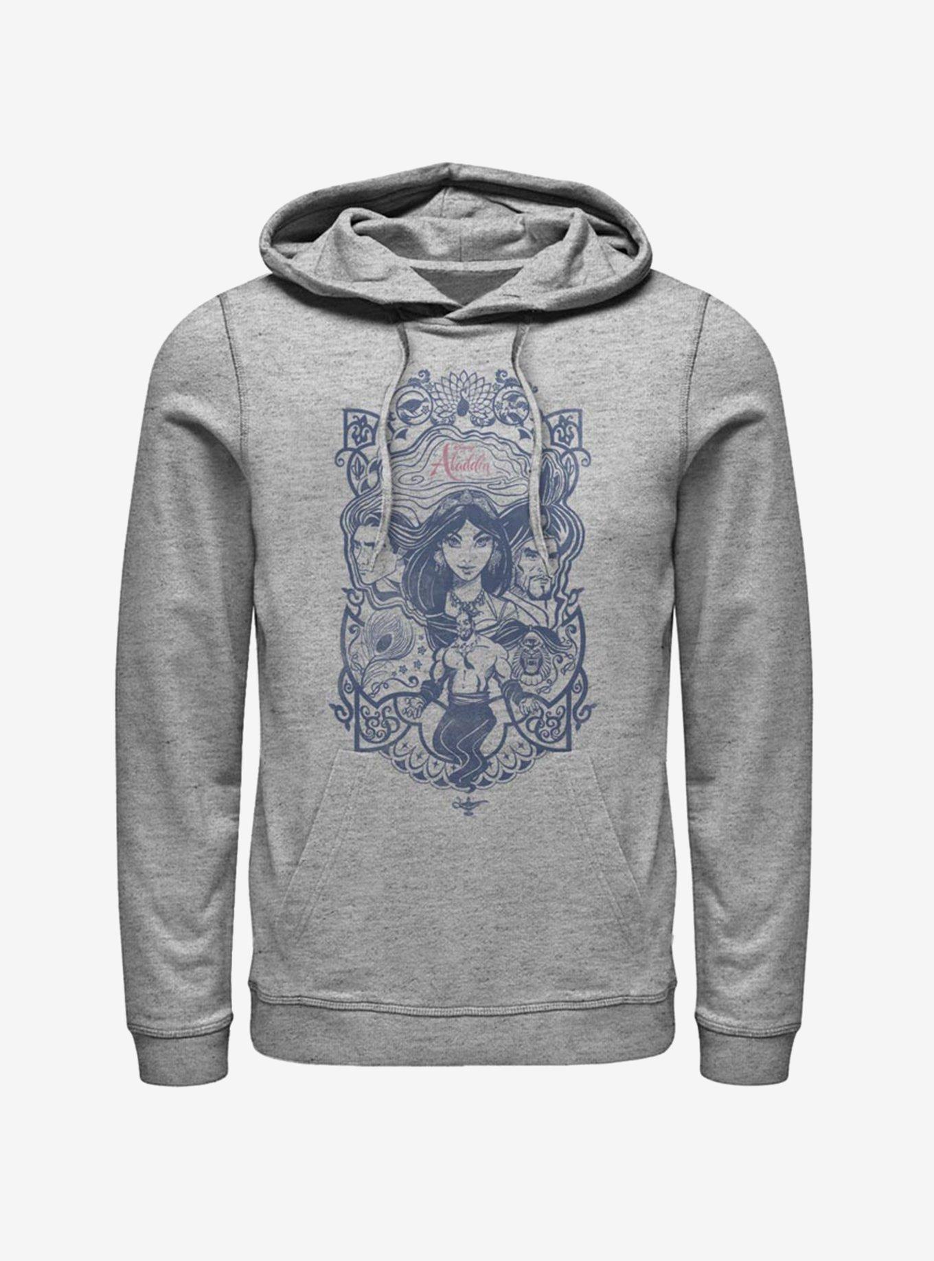 Disney Aladdin 2019 Vintage Aladdin Collage Hoodie