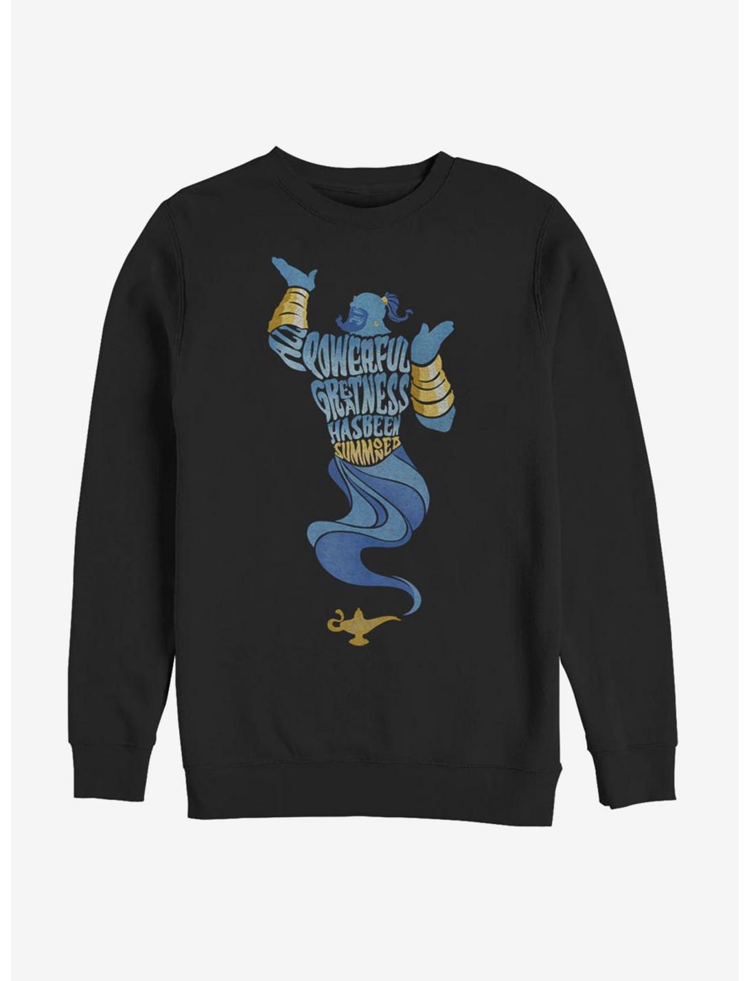 Disney Aladdin 2019 Another All Powerful Genie Sweatshirt, BLACK, hi-res