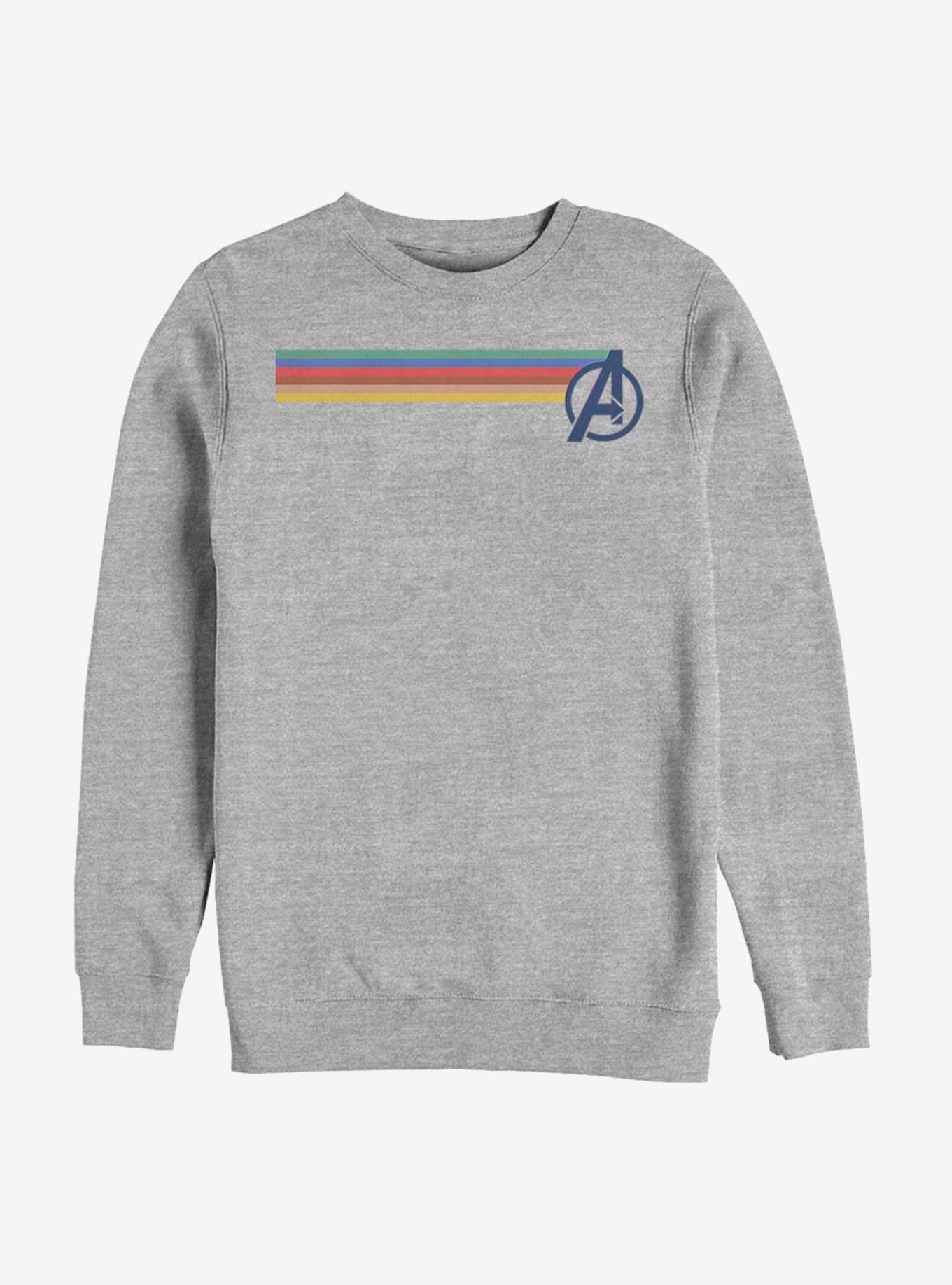 Avengers Avengers Multi Stripe Sweatshirt, ATH HTR, hi-res