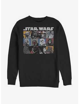 Star Wars Comic Strip Rectangle Sweatshirt, , hi-res