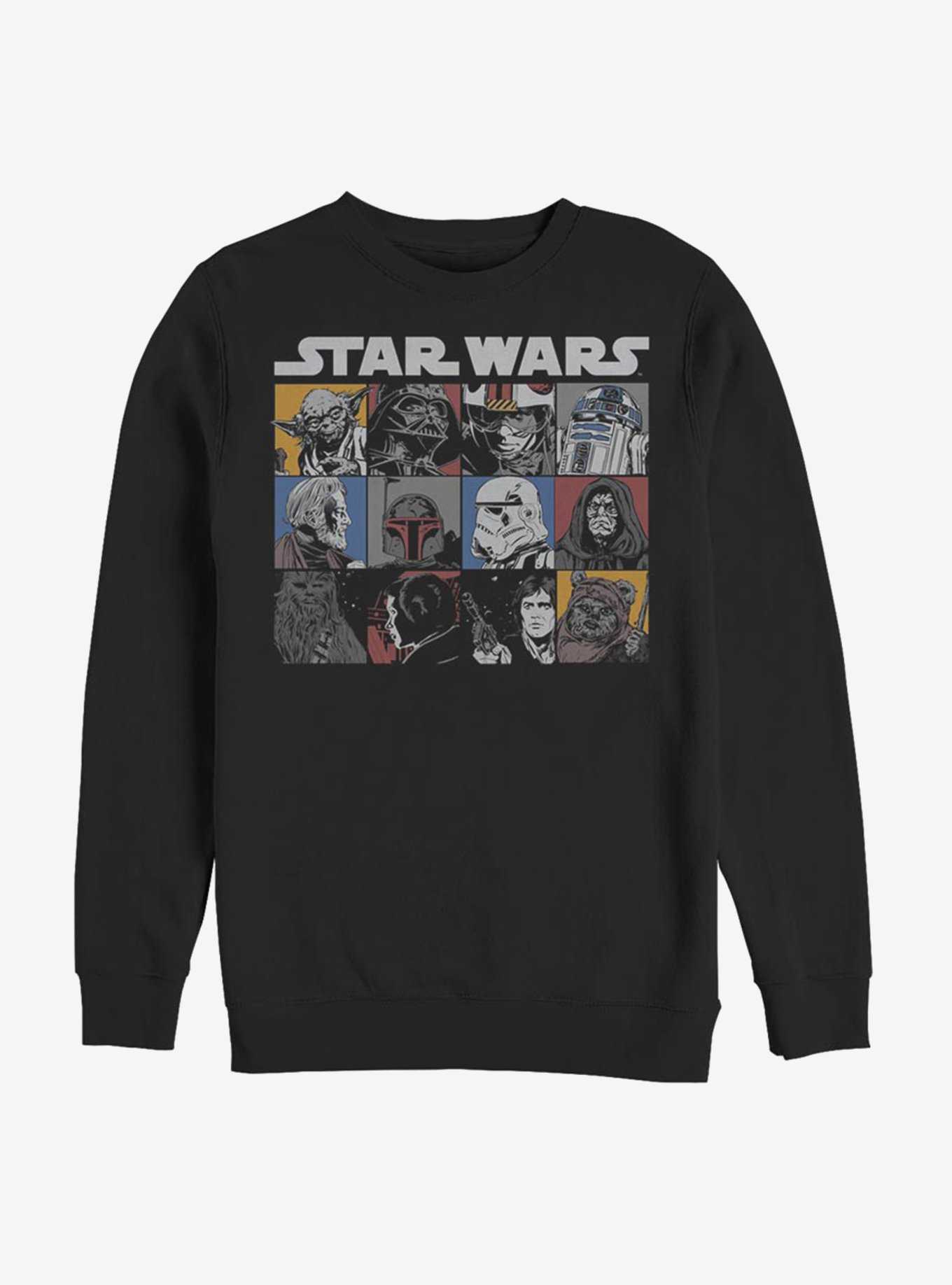Star Wars Comic Strip Rectangle Sweatshirt, , hi-res