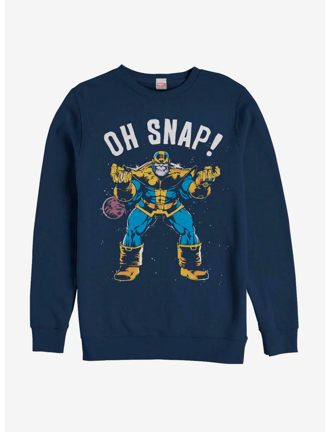 Avengers Aw Snap Sweatshirt, NAVY, hi-res