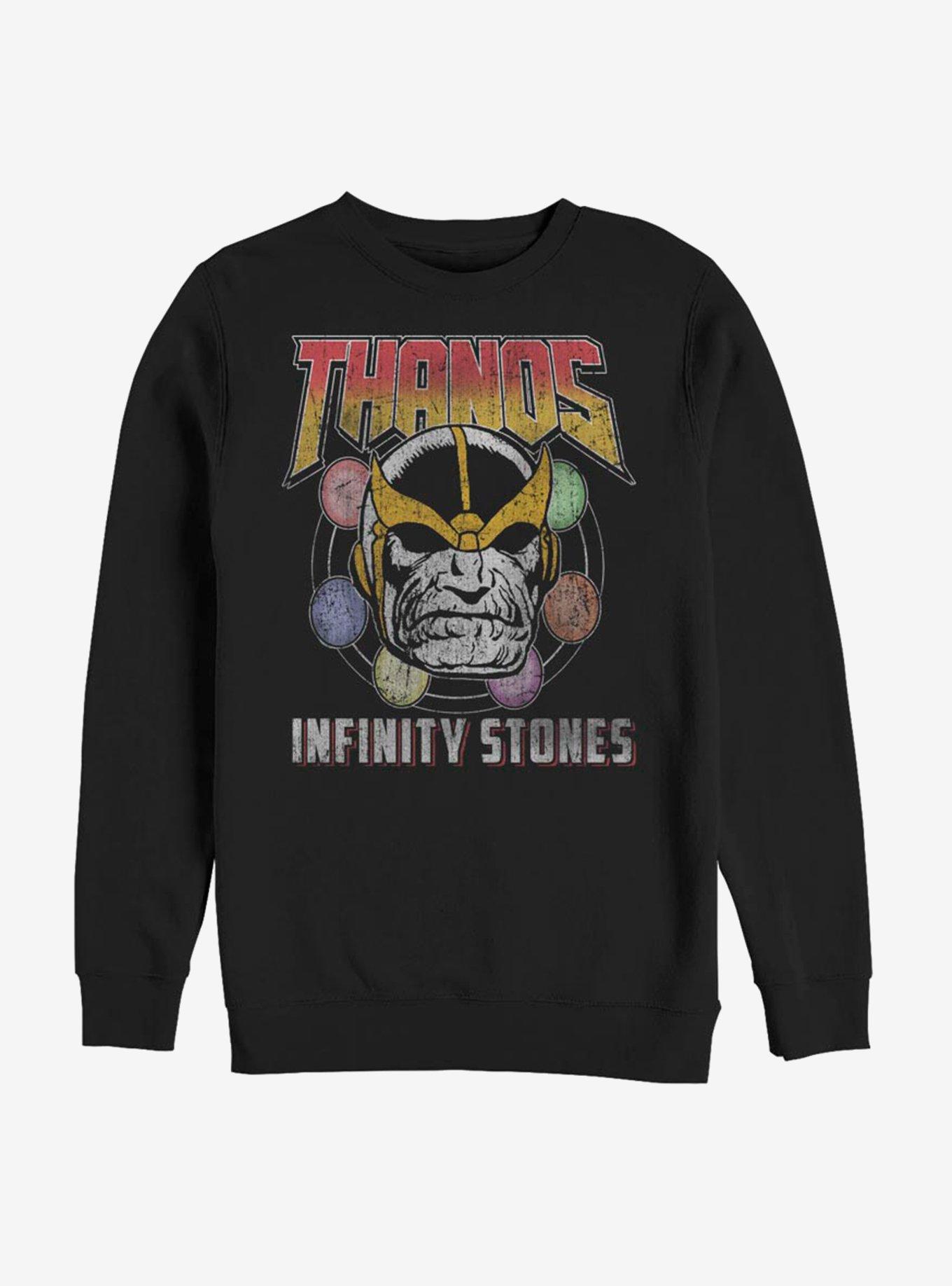 Avengers Rockin Thanos Sweatshirt, BLACK, hi-res