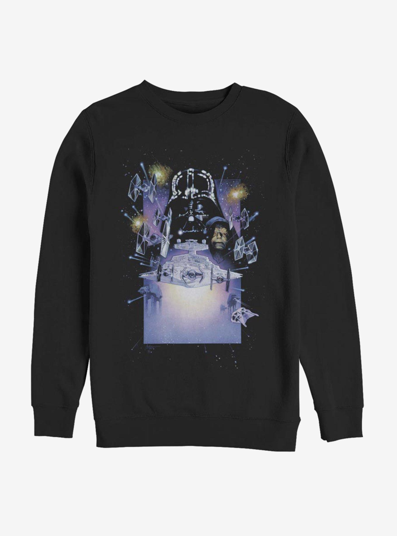 Star Wars Darth Vader Galaxy Sweatshirt, BLACK, hi-res