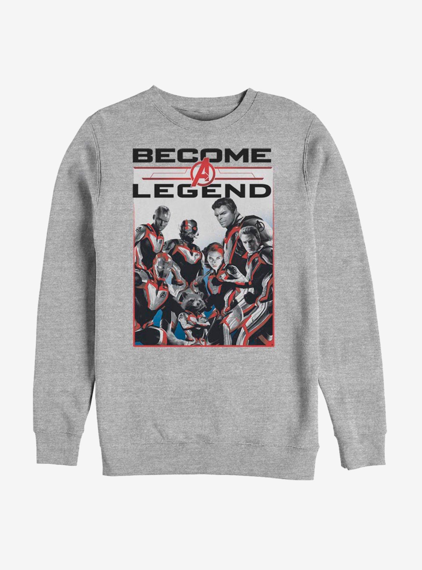 Marvel Avengers: Endgame Legendary Group Sweatshirt, ATH HTR, hi-res