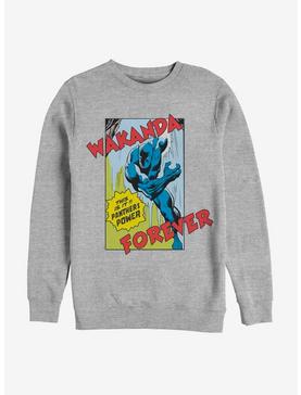 Marvel Black Panther Comic Strip Sweatshirt, ATH HTR, hi-res