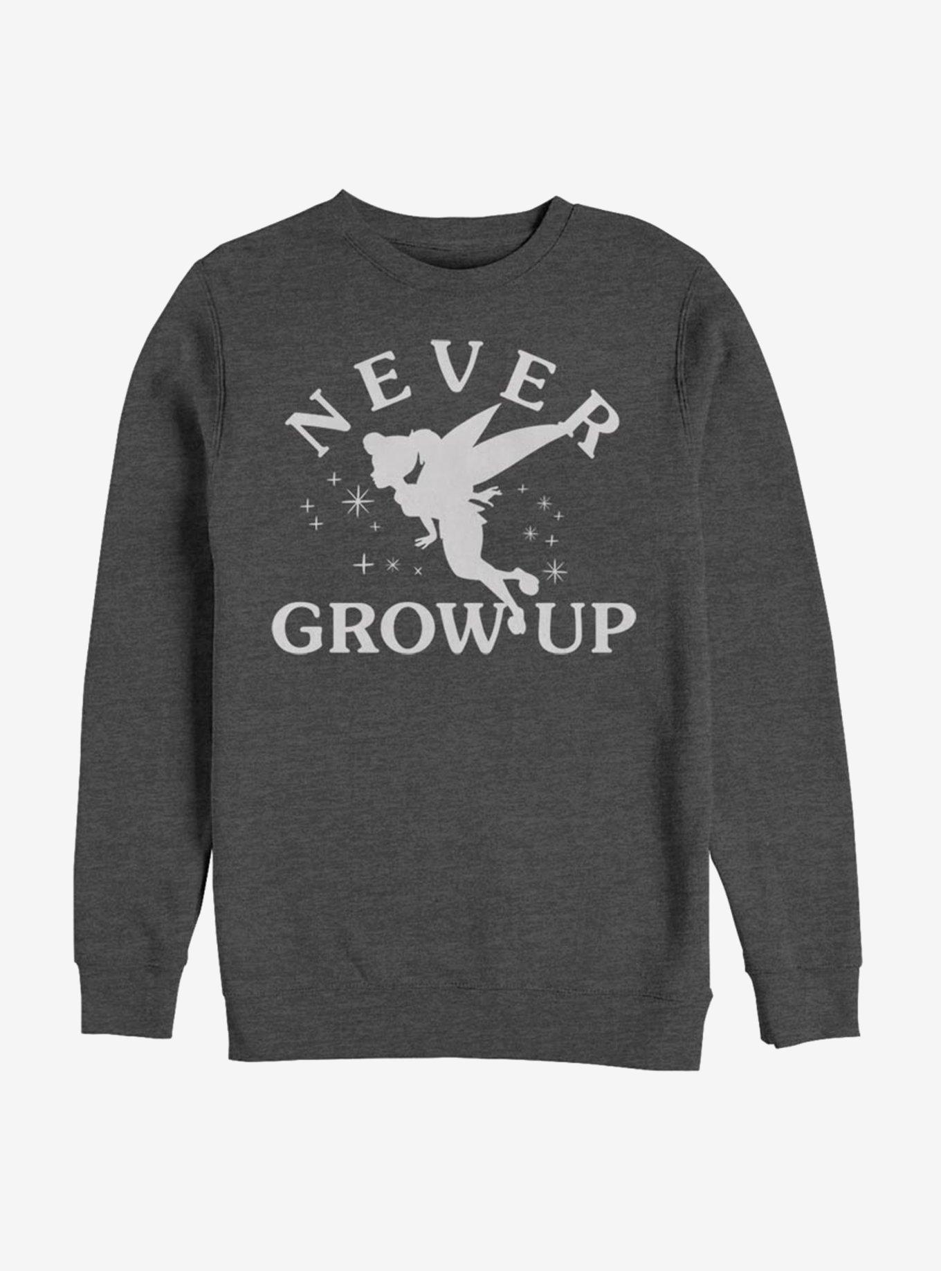 Disney Tinker Bell Grown UP Sweatshirt, CHAR HTR, hi-res