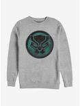 Marvel Black Panther Green Emblem Panther Sweatshirt, ATH HTR, hi-res