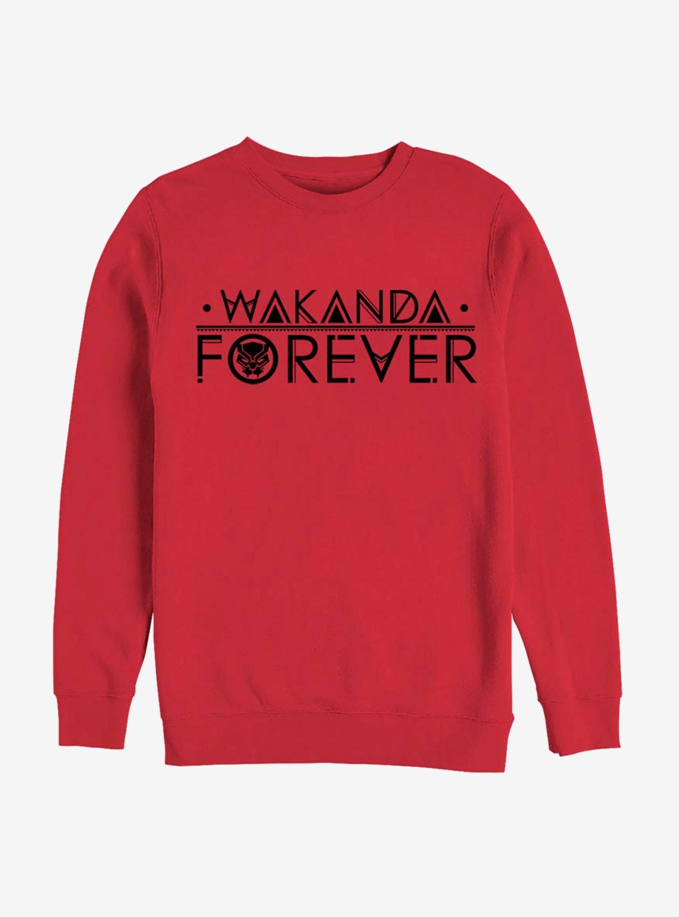 Marvel Black Panther Straight Wakanda Sweatshirt