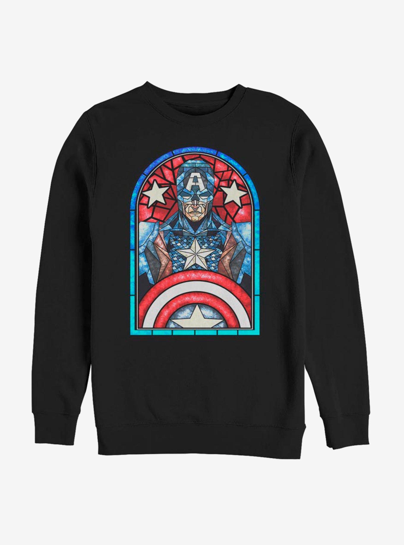 Marvel Captain America Cap Glass Sweatshirt