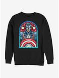 Marvel Captain America Cap Glass Sweatshirt, BLACK, hi-res