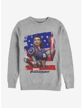 Marvel Captain America Hero Peggie Sweatshirt, , hi-res