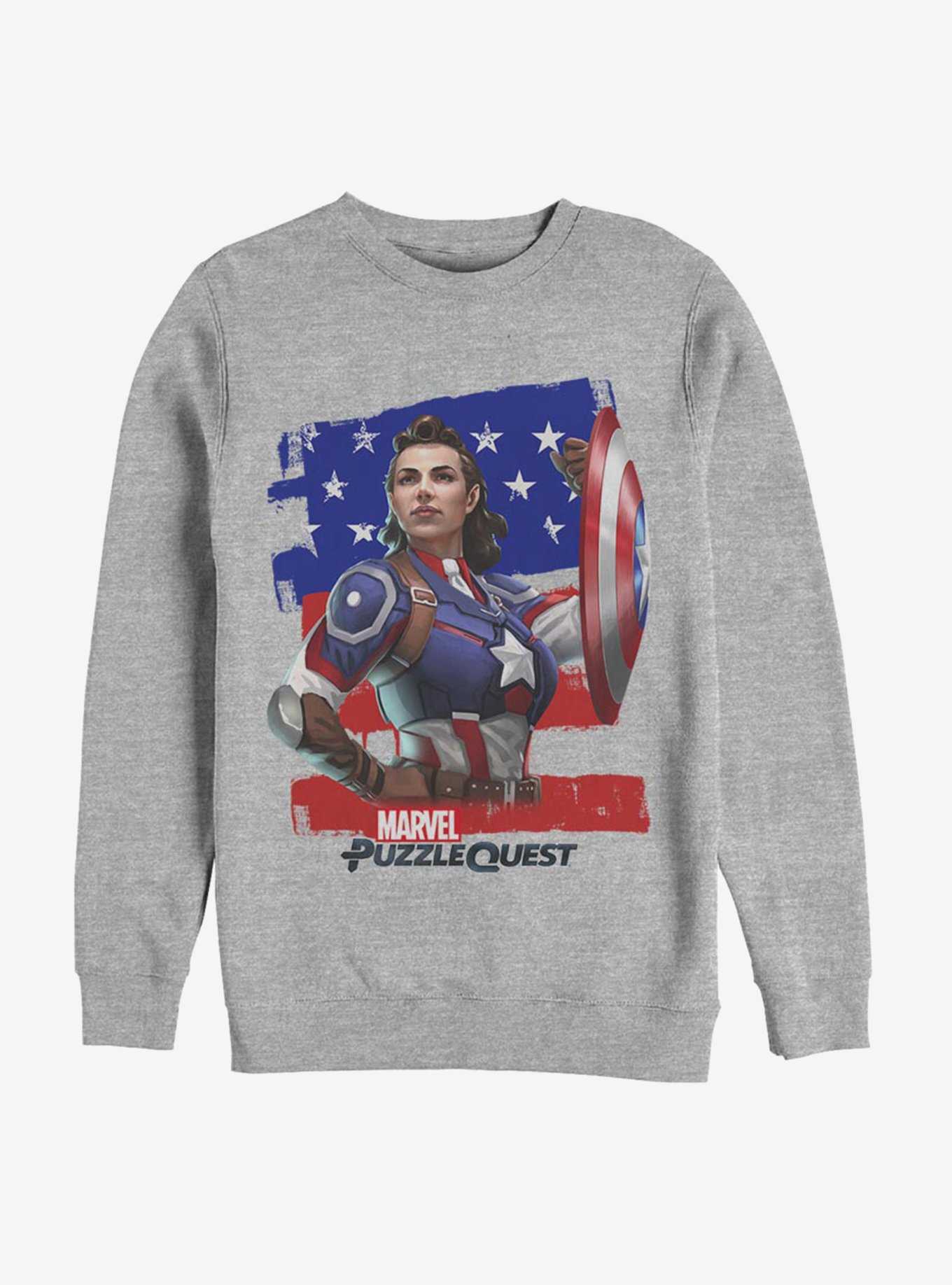 Marvel Captain America Hero Peggie Sweatshirt, , hi-res