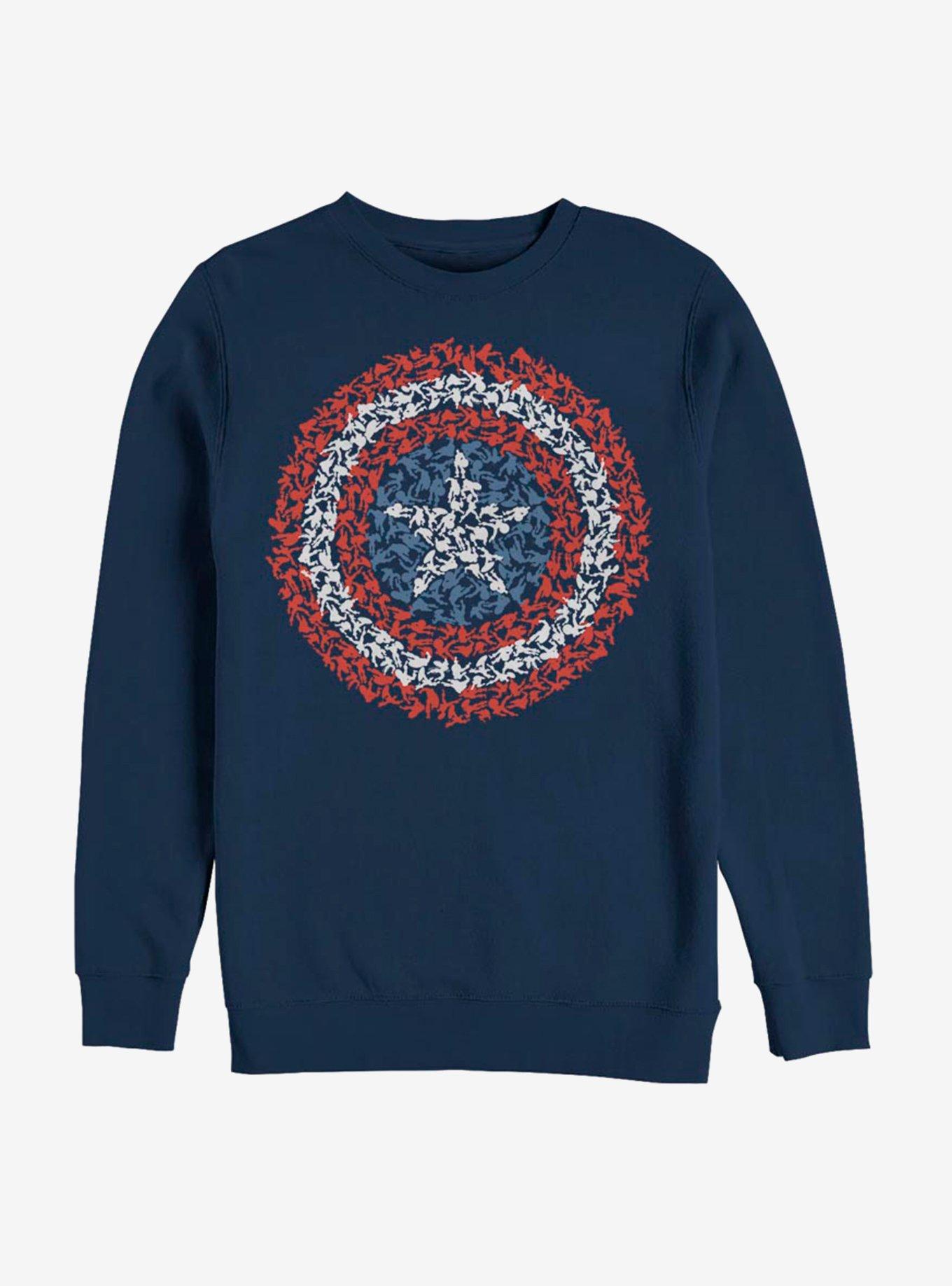 Marvel Captain America Mini Caps Sweatshirt, , hi-res