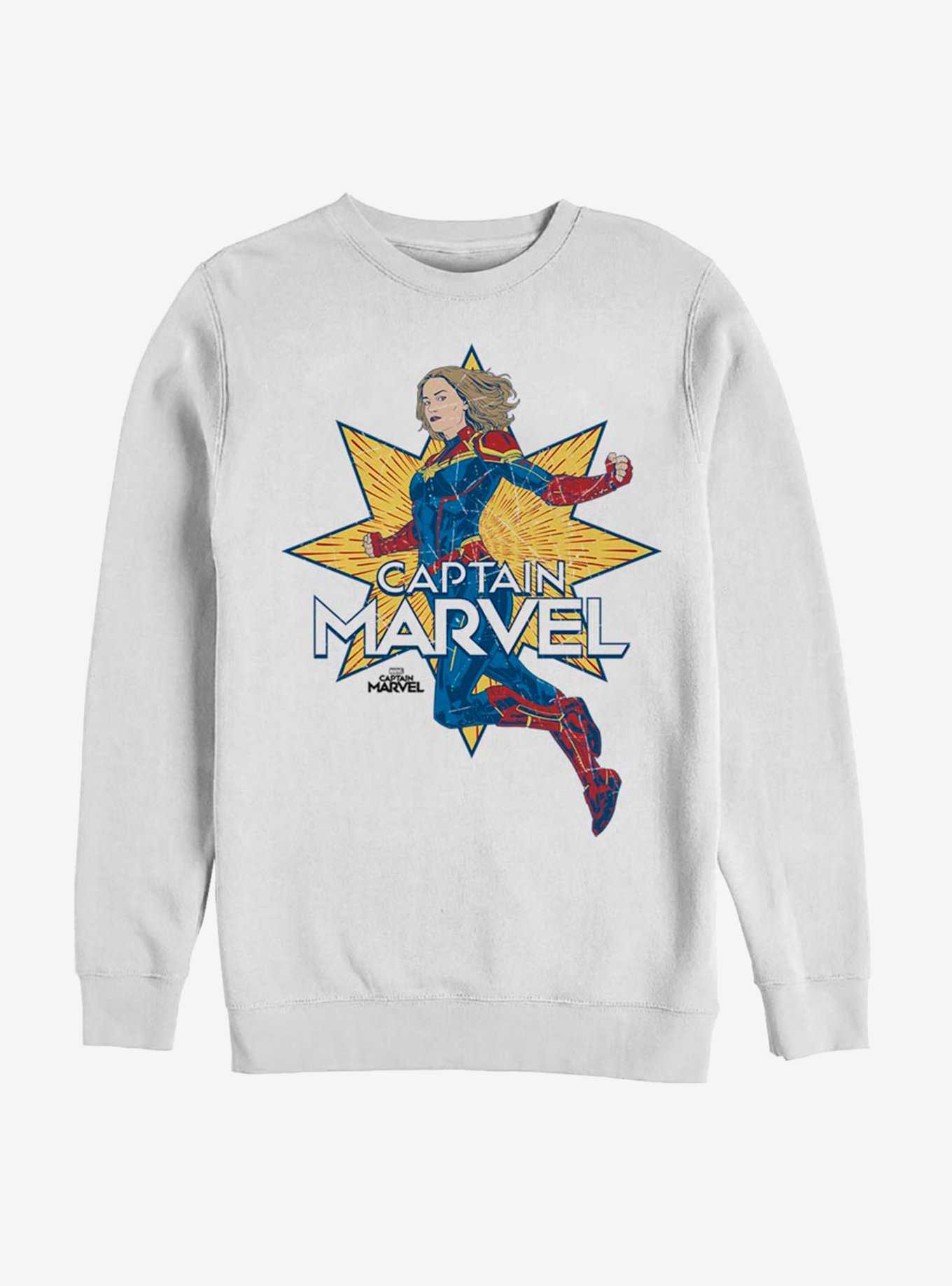 Avengers Captain Marvel Star Marvel Sweatshirt, , hi-res