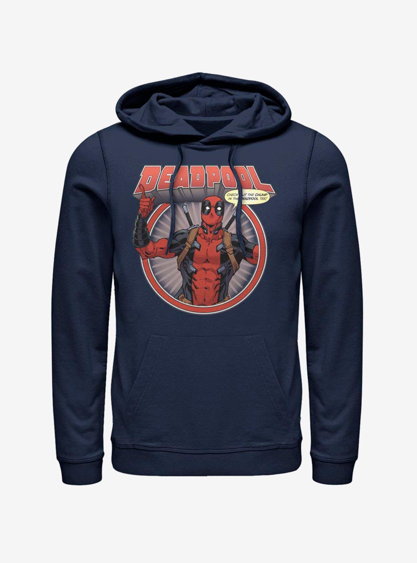 Marvel Deadpool Chump Hoodie, NAVY, hi-res