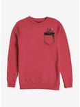 Marvel Deadpool Dead Faux Pocket Sweatshirt, RED, hi-res