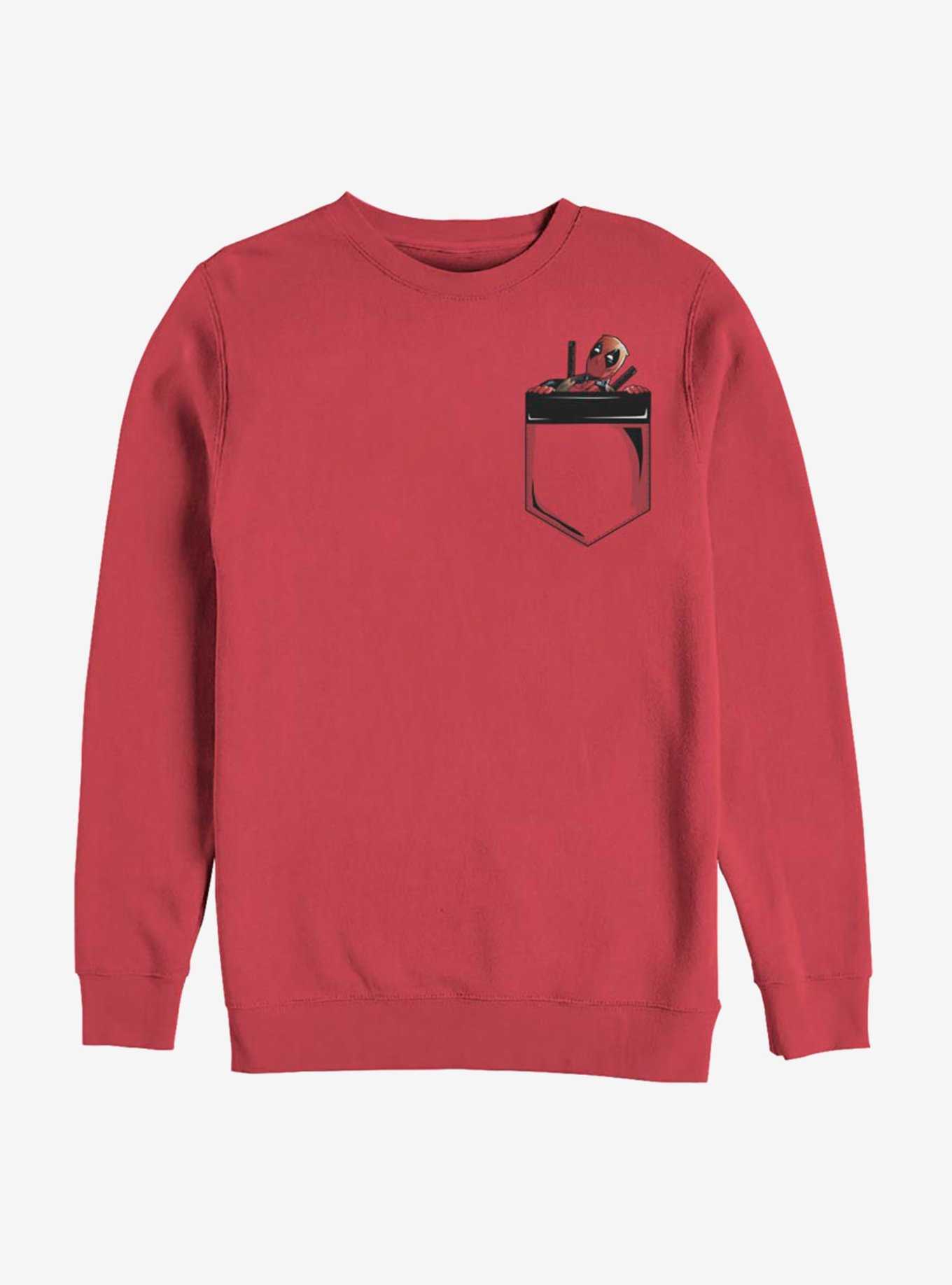 Marvel Deadpool Dead Faux Pocket Sweatshirt, , hi-res
