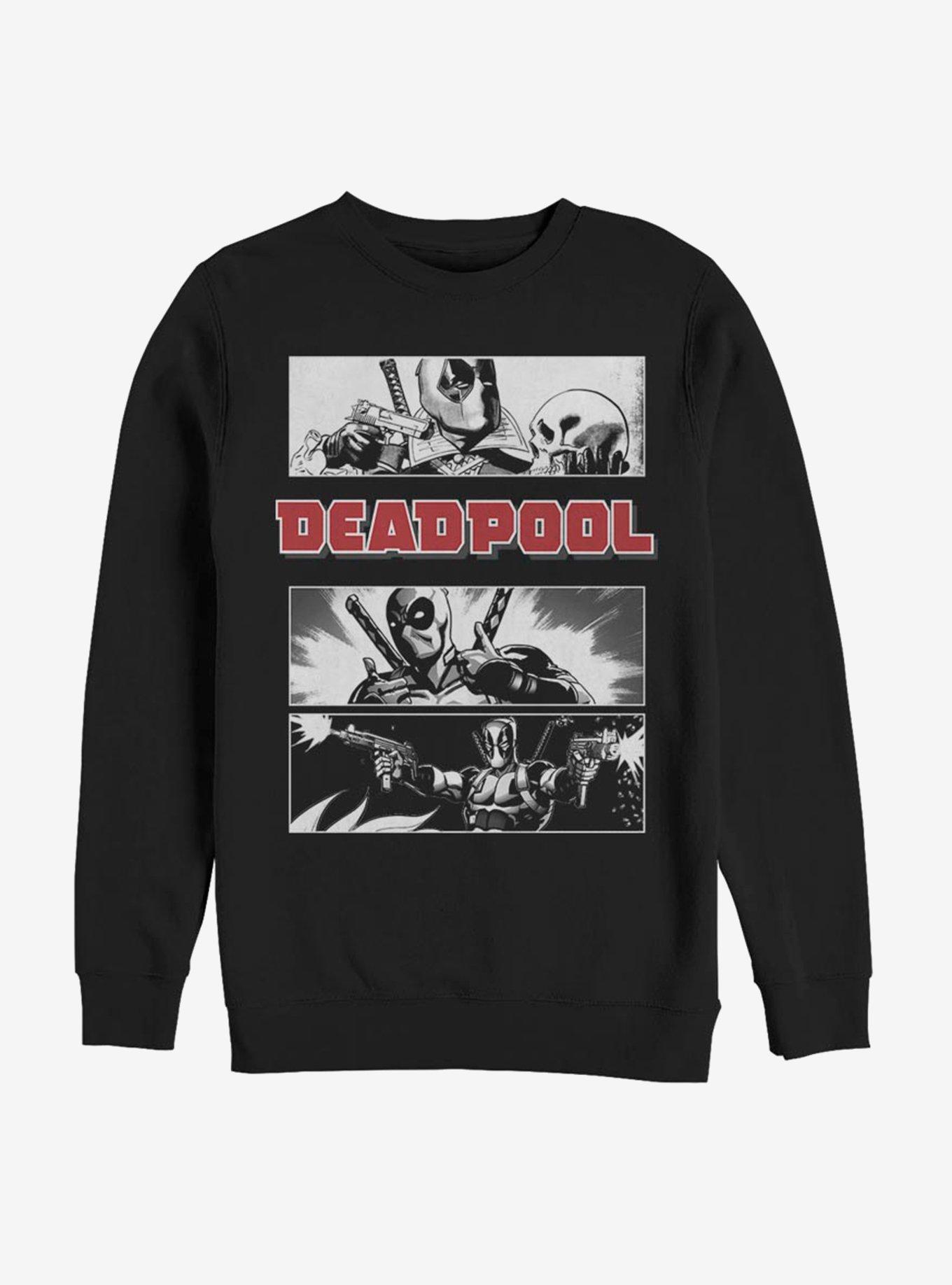 Marvel Deadpool Dead Poet Sweatshirt, BLACK, hi-res
