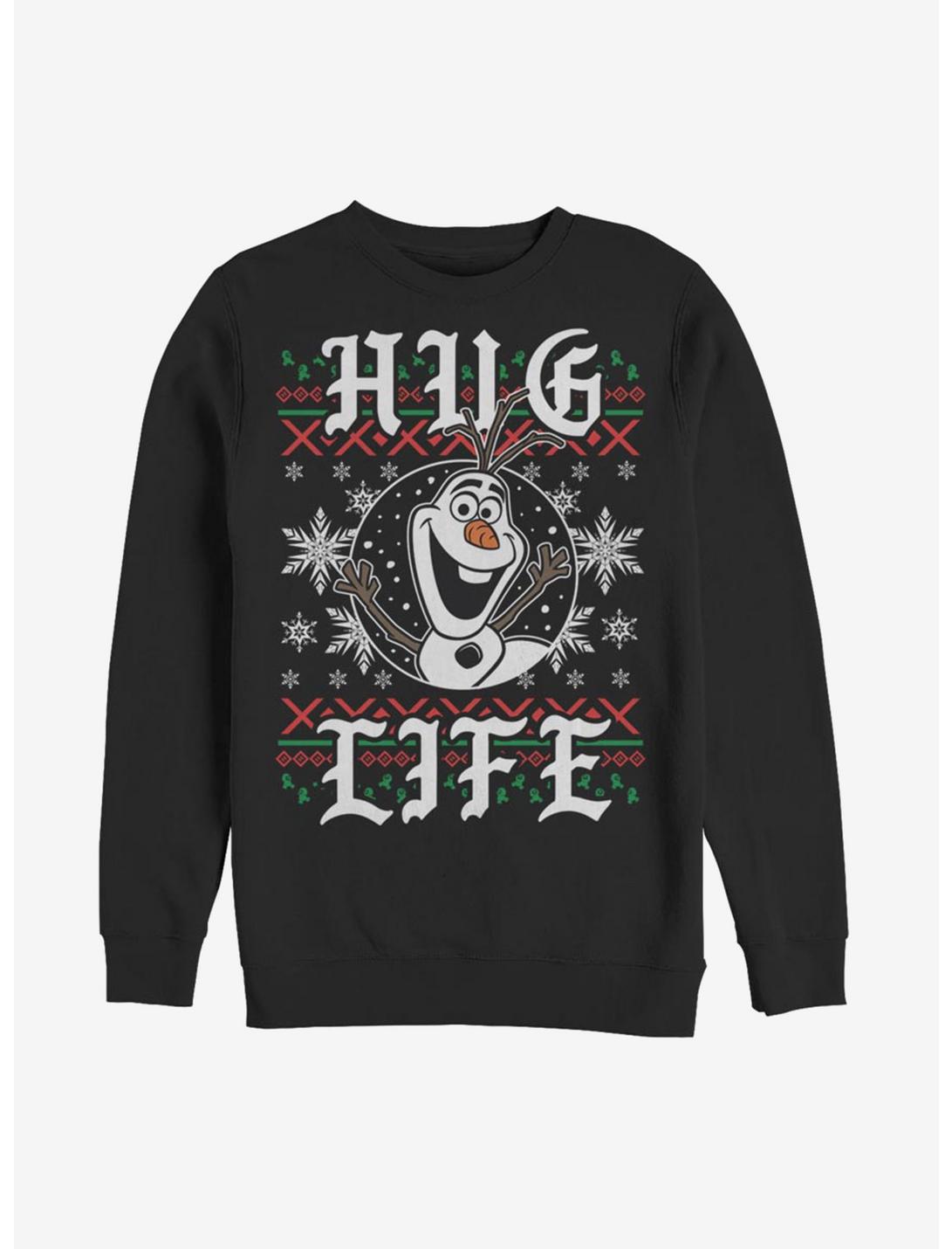 Disney Frozen Hug Life Olaf Sweatshirt, BLACK, hi-res