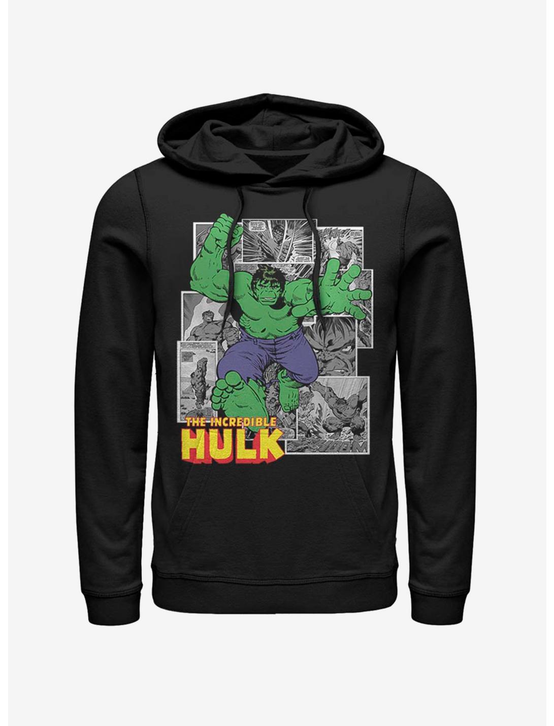 Marvel Hulk Comic Hulk Hoodie, BLACK, hi-res