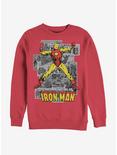 Marvel Iron Man Comic Iron Man Sweatshirt, RED, hi-res