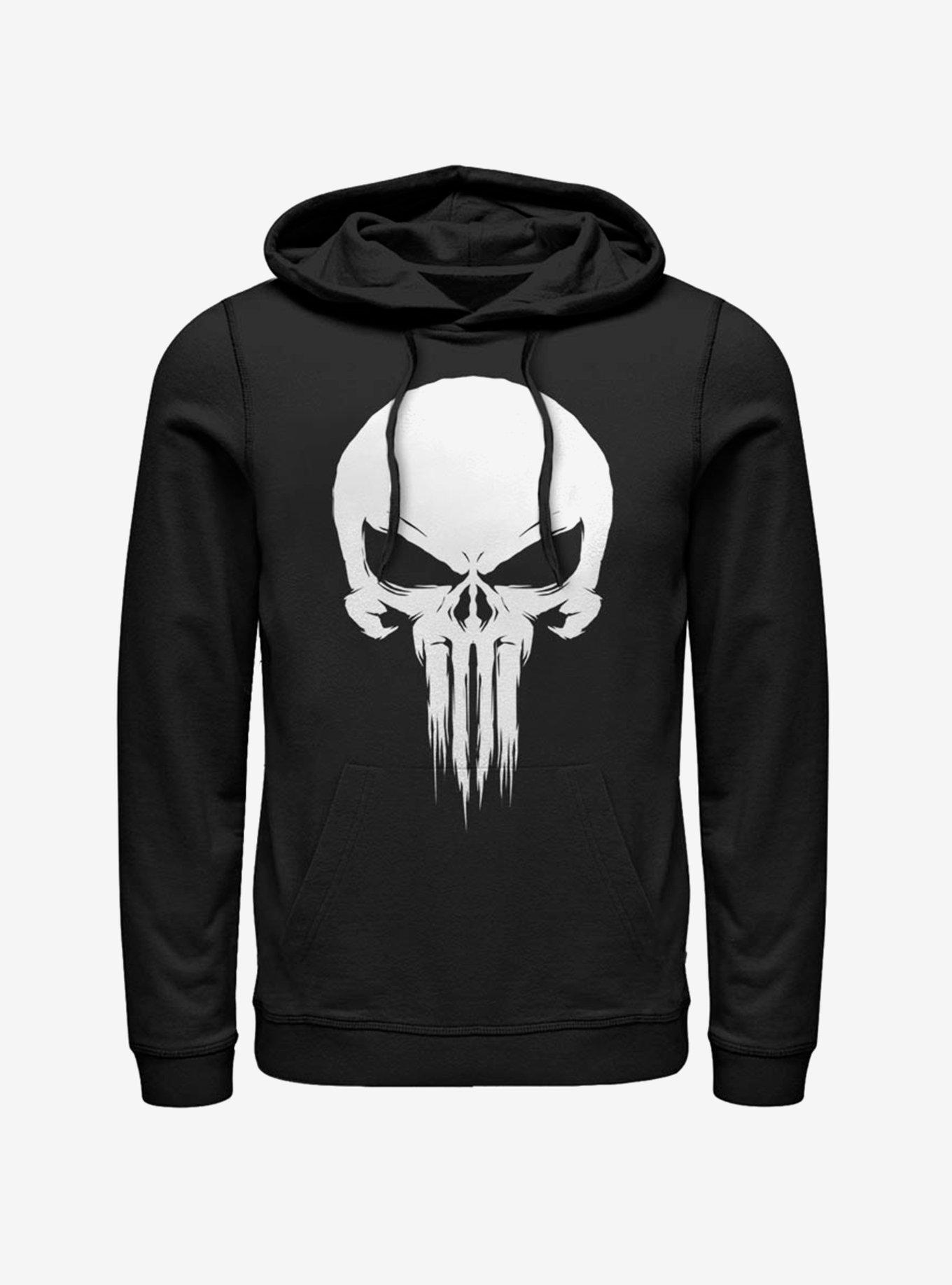 Marvel Punisher Drawing Hoodie, BLACK, hi-res