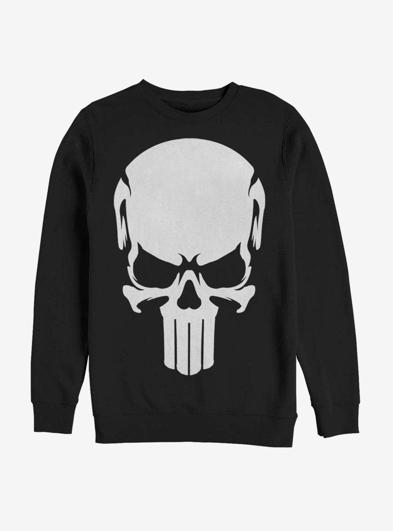 Marvel Punisher Skull Sweatshirt, BLACK, hi-res