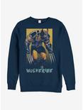 Marvel X-Men Wolverine Wolverine Pop Sweatshirt, NAVY, hi-res