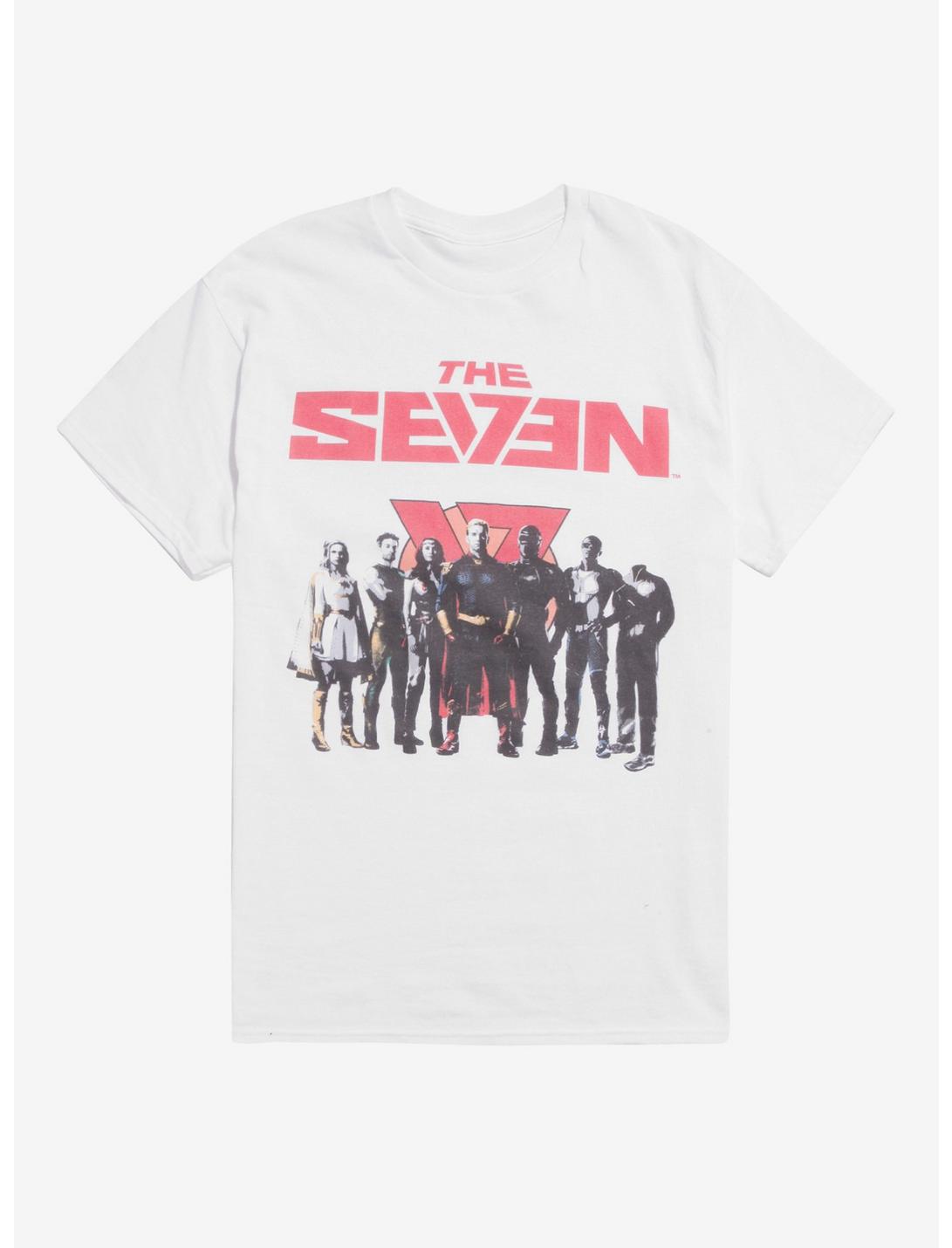The Boys The Seven Group T-Shirt, WHITE, hi-res