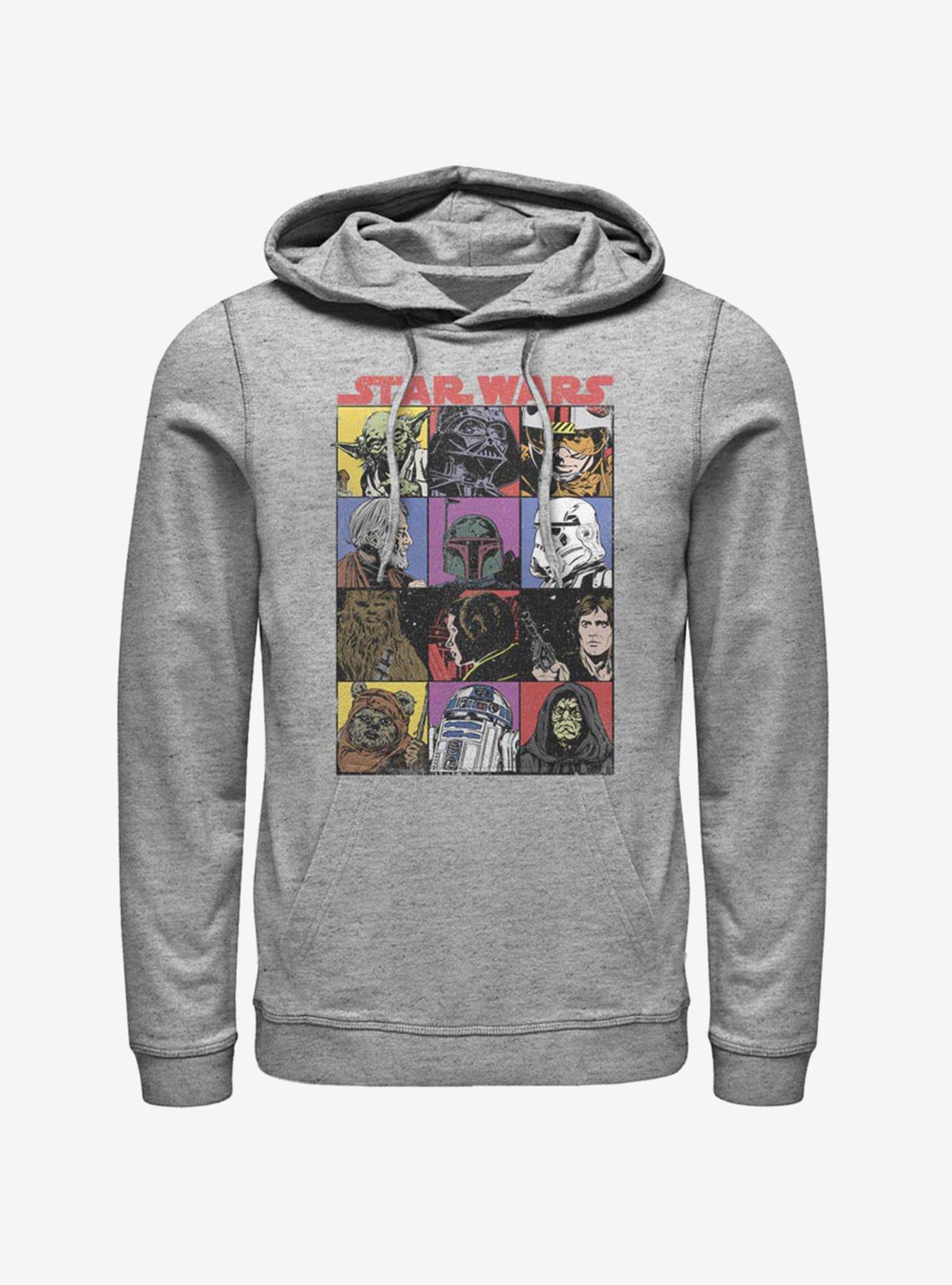 Star Wars Comic Strip Hoodie, ATH HTR, hi-res