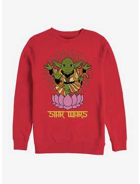 Star Wars Yoda Lotus Sweatshirt, , hi-res