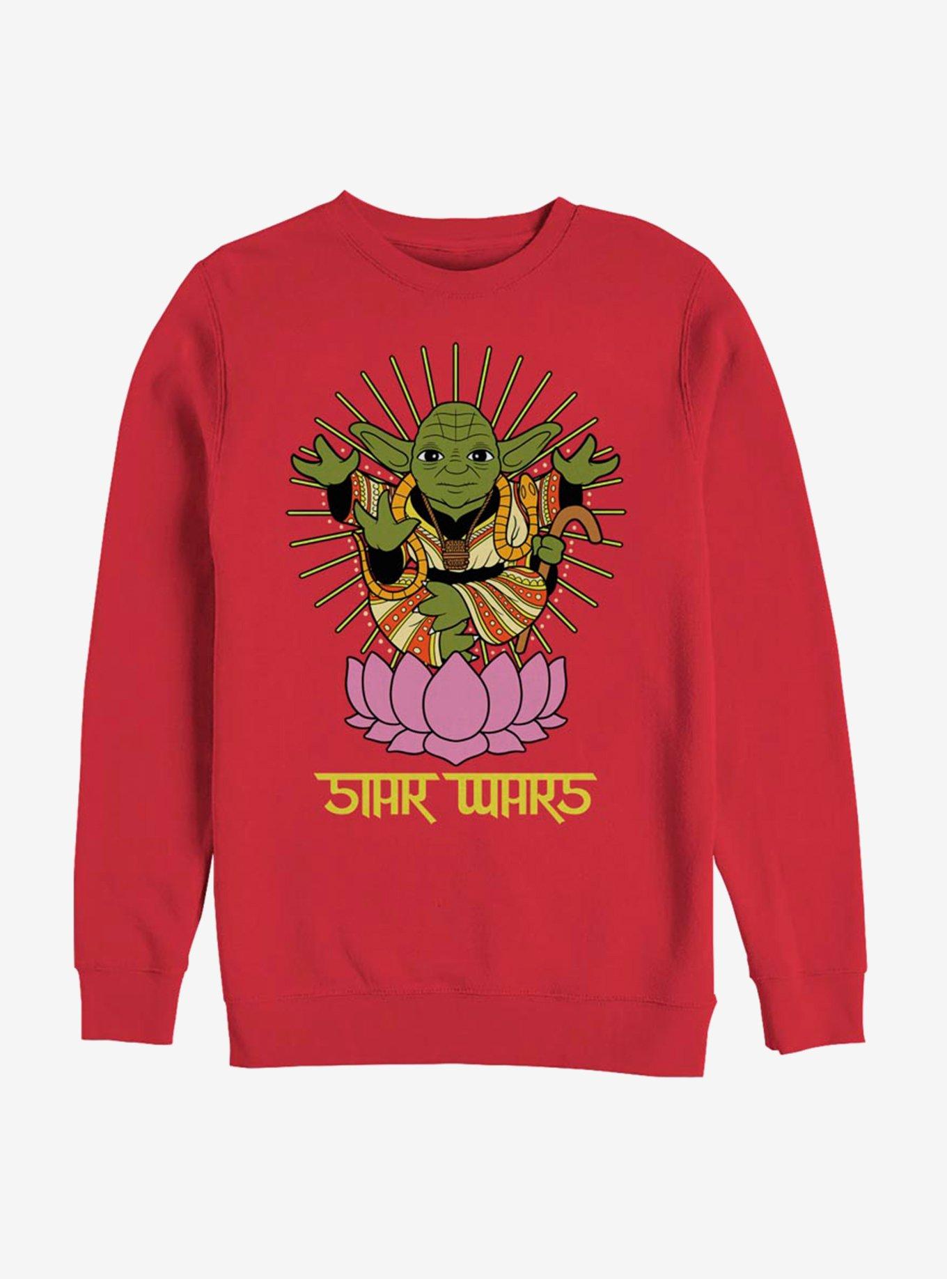 Star Wars Yoda Lotus Sweatshirt, , hi-res