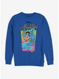 Disney Aladdin Neon Vapor Sweatshirt, ROYAL, hi-res