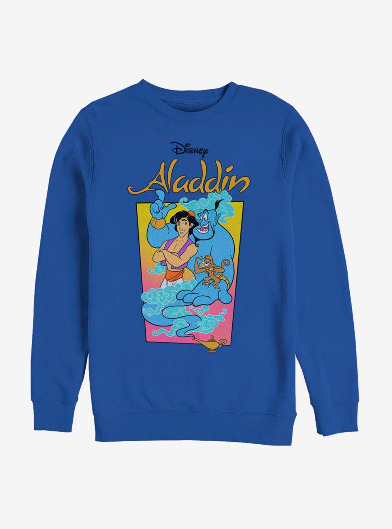 Disney Aladdin Neon Vapor Sweatshirt, , hi-res