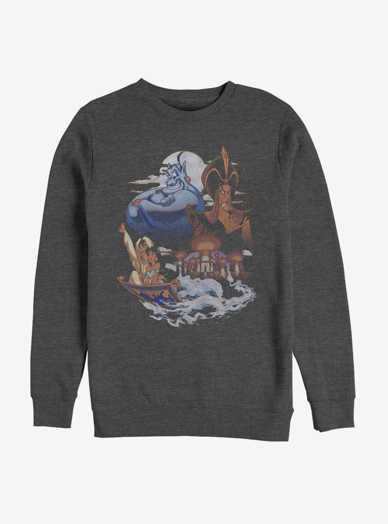 Disney Aladdin Winds Of Agrabah Sweatshirt, CHAR HTR, hi-res