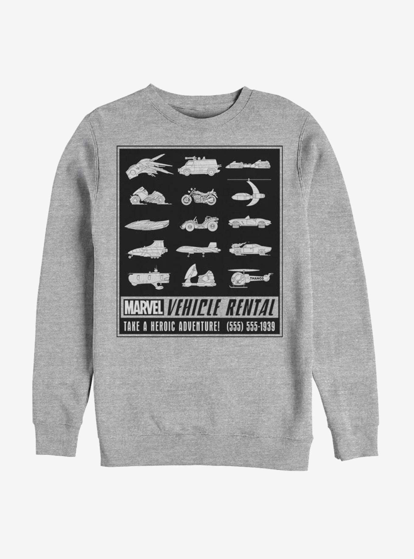 Avengers Marvel Vechicle Rental Sweatshirt, , hi-res
