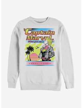 Avengers Captain Marvel Carol Corps Sweatshirt, WHITE, hi-res