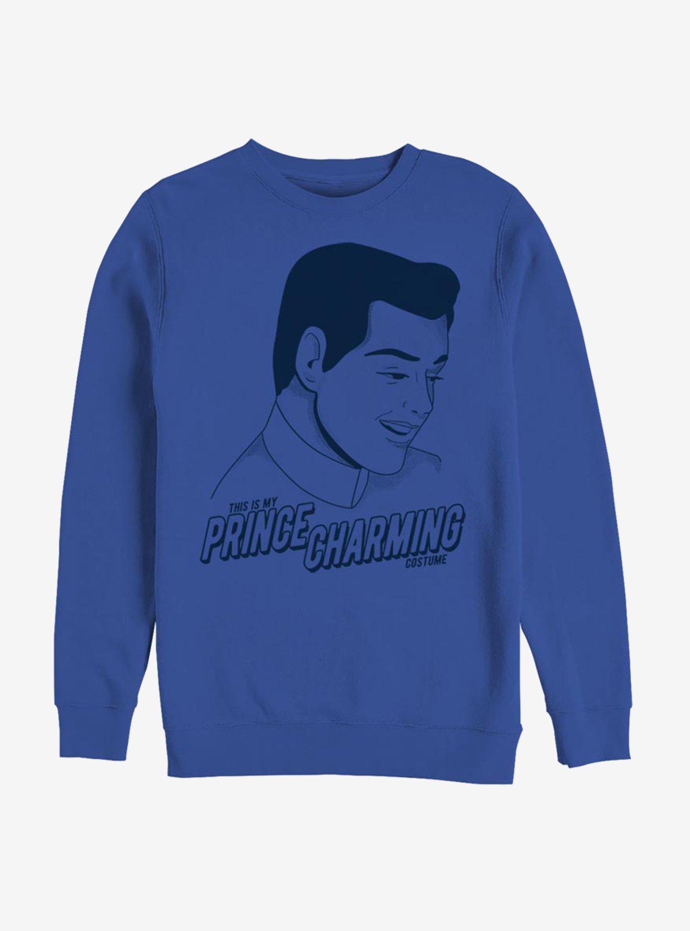 Disney Cinderella Prince Charming Costume Sweatshirt, ROYAL, hi-res