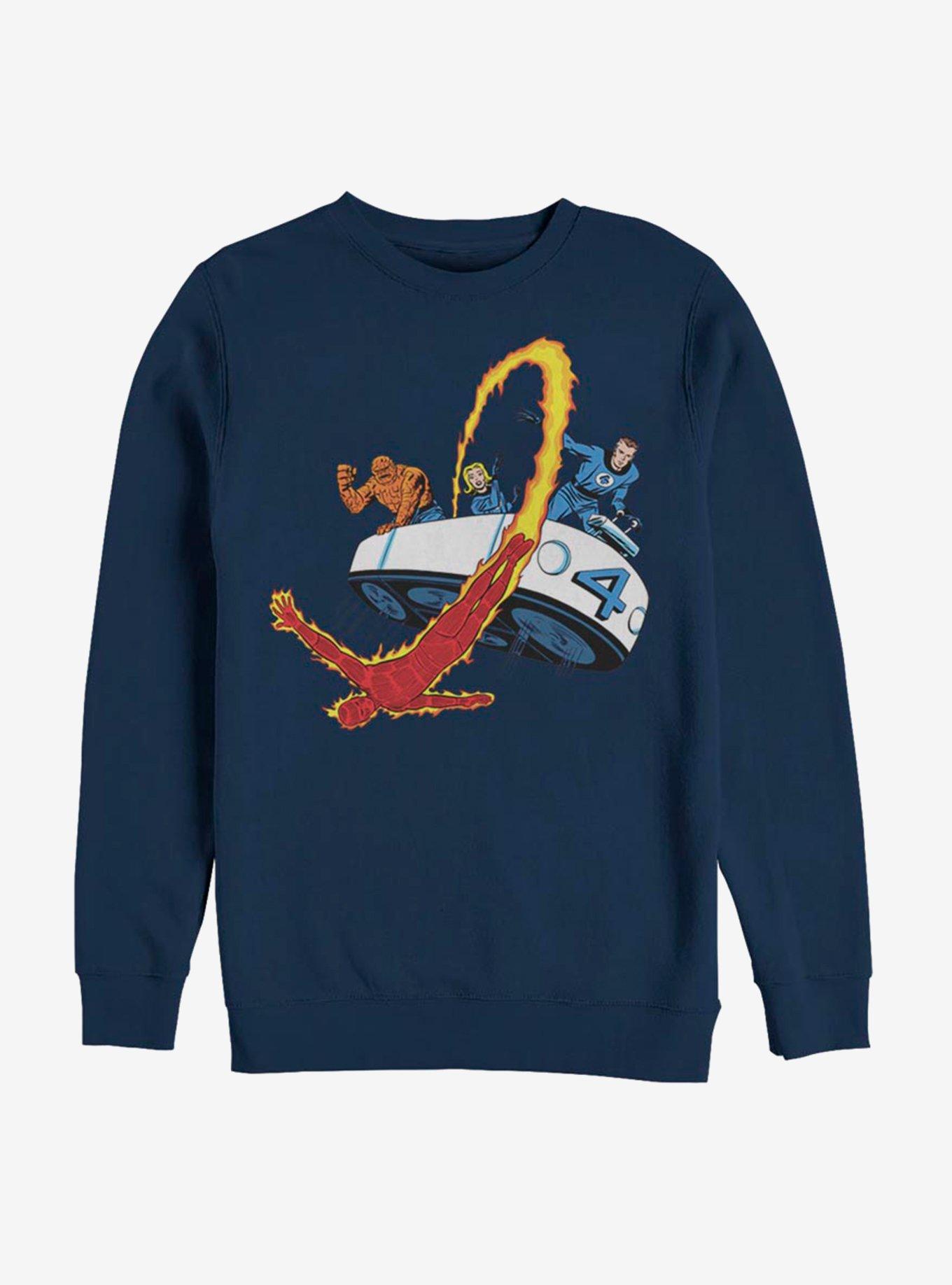 Marvel Fantastic Four Fantastic 4 Vehicle Sweatshirt, NAVY, hi-res