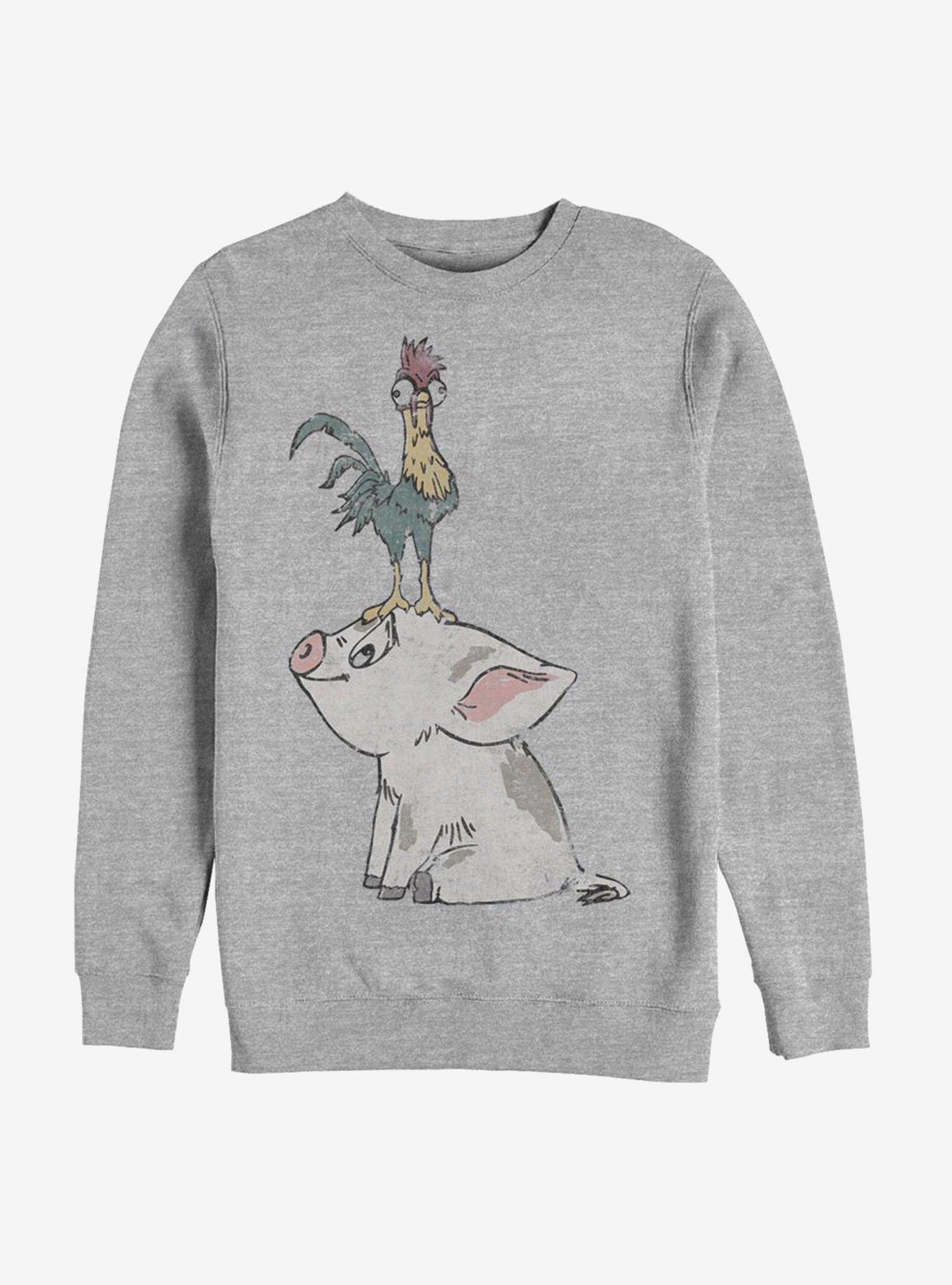 Disney Moana Hei Hei On Pua Sweatshirt, , hi-res