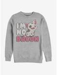 Disney Moana Not Bacon Sweatshirt, ATH HTR, hi-res