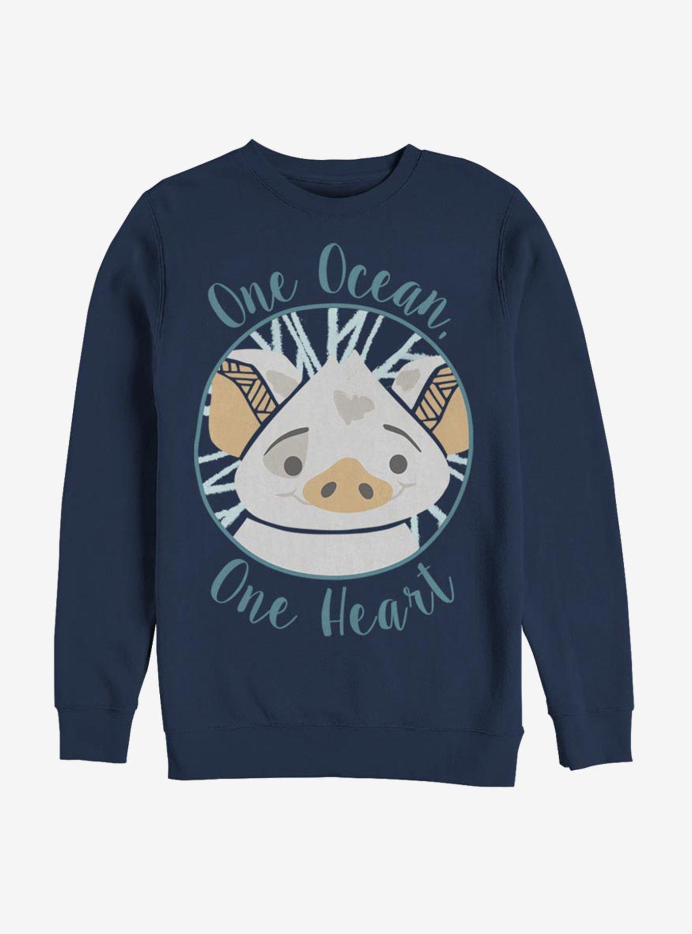 Disney Moana One Heart Sweatshirt, NAVY, hi-res