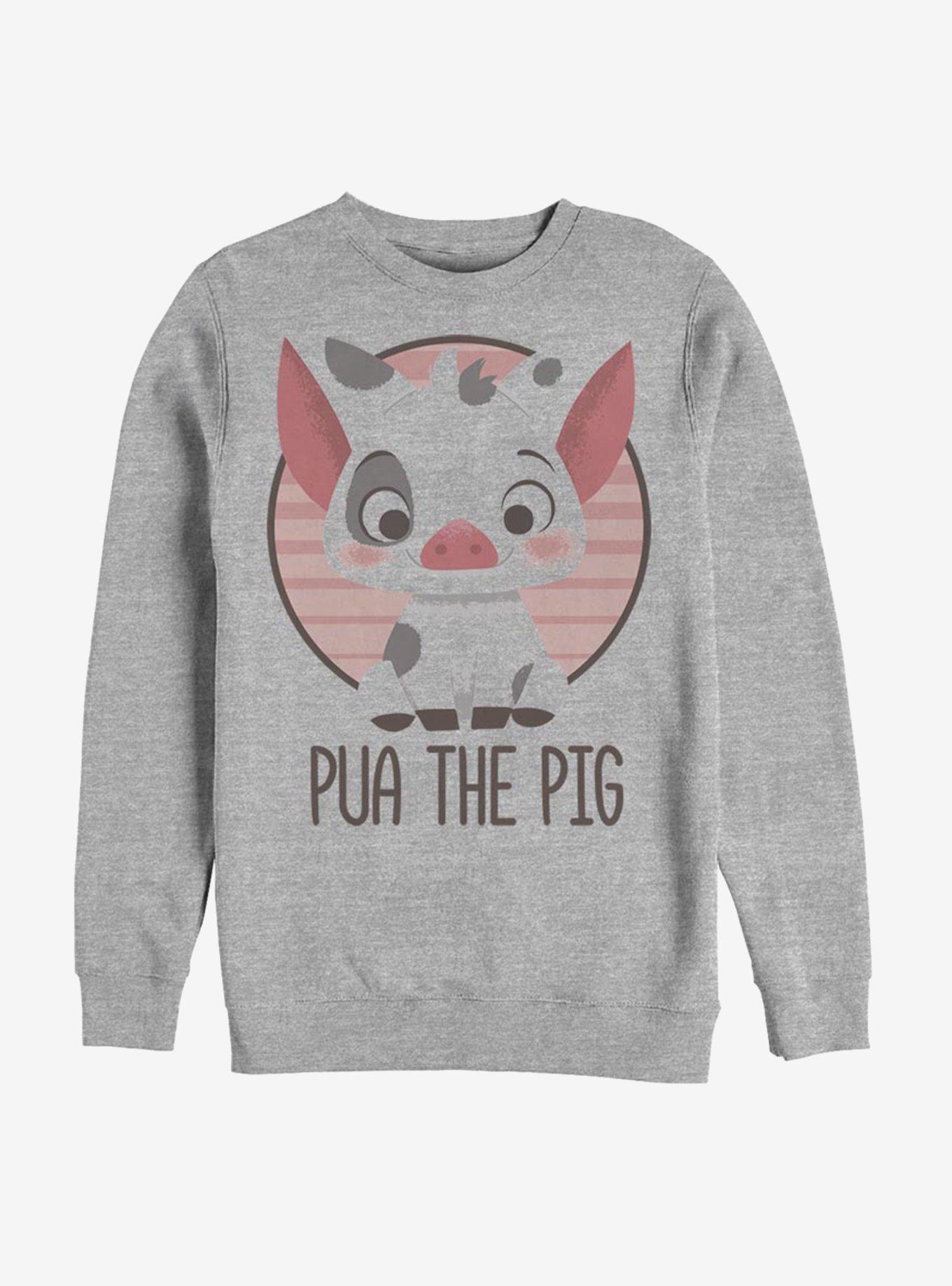 Disney Moana Pua Pua Sweatshirt, ATH HTR, hi-res