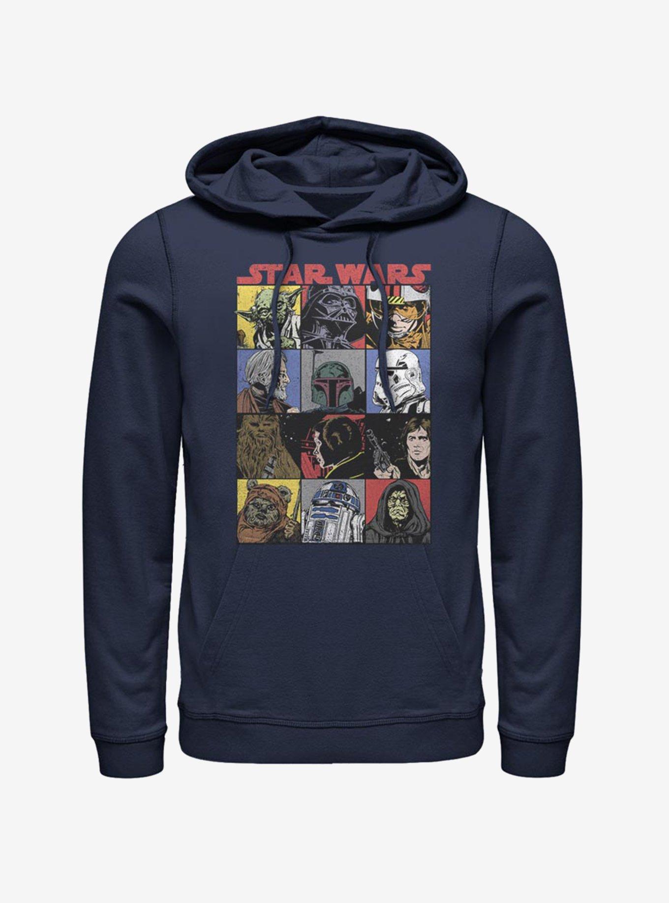 Star Wars Comic Strip Hoodie, NAVY, hi-res
